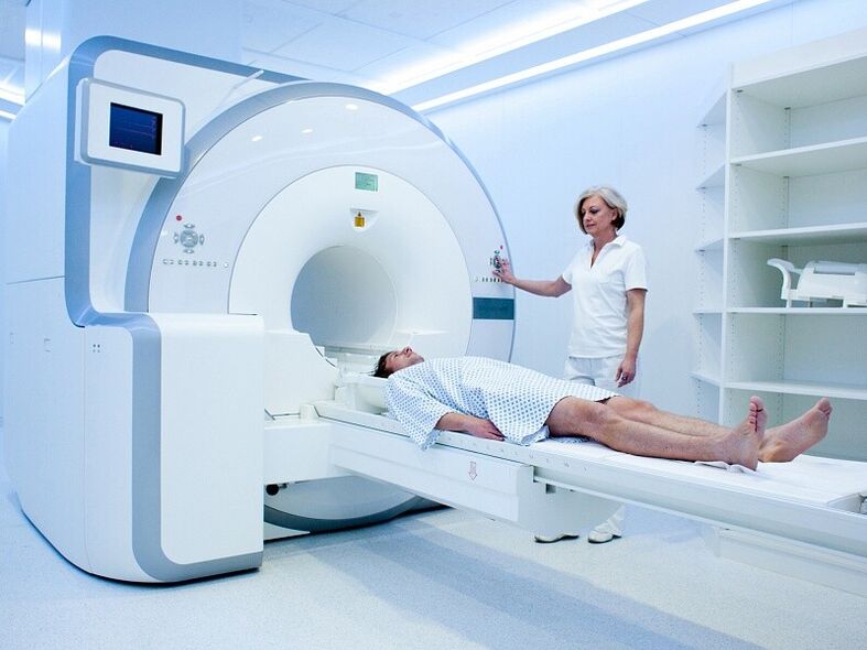 Diagnosi MRI di scarica durante l'eccitazione